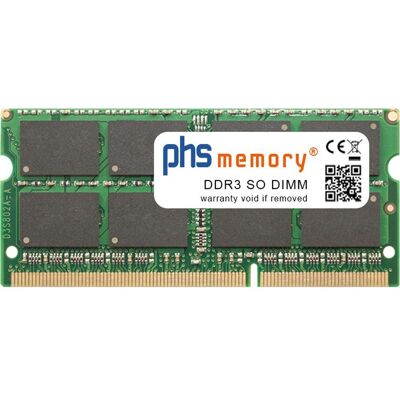 PHS-memory SP122473 4GB DDR3 SO-DIMM RAM - Modulo di memoria PHS-memory SP122473 4GB DDR3 SO-DIMM RAM - Modulo di memoria