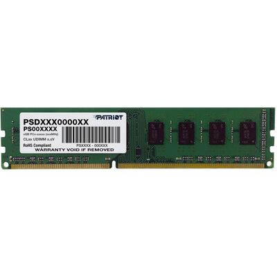 Patriot Firma (1 x 4GB, 1333 MHz, DDR3-RAM, DIMM), Memoria RAM, Verde Patriot Firma (1 x 4GB, 1333 MHz, DDR3-RAM, DIMM), Memoria RAM, Verde