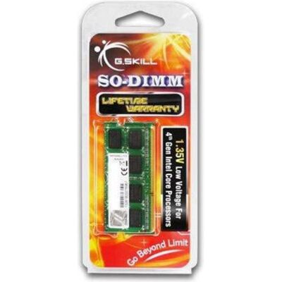 G.Skill Standard 1.35V (1 x 4GB, 1600 MHz, DDR3-RAM, SO-DIMM), Memoria RAM, Nero G.Skill Standard 1.35V (1 x 4GB, 1600 MHz, DDR3-RAM, SO-DIMM), Memoria RAM, Nero