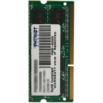 Patriot Modulo di memoria PC3-12800 GB DDR3 (1 x 4GB, 1600 MHz, DDR3-RAM, SO-DIMM), Memoria RAM, Verde Patriot Modulo di memoria PC3-12800 GB DDR3 (1 x 4GB, 1600 MHz, DDR3-RAM, SO-DIMM), Memoria RAM, Verde