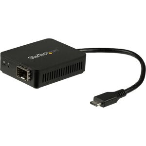 StarTech Convertitore Da USB C A Fibra Ottica (USB-C, SFP (1x)), Adattatore di rete, Nero StarTech Convertitore Da USB C A Fibra Ottica (USB-C, SFP (1x)), Adattatore di rete, Nero