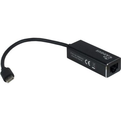 Intertech Argus IT-811 Adattatore USB Tipo C - GbitLAN (USB-C, RJ45 Gigabit Ethernet (1x)), Adattatore di rete, Nero Intertech Argus IT-811 Adattatore USB Tipo C - GbitLAN (USB-C, RJ45 Gigabit Ethernet (1x)), Adattatore di rete, Nero