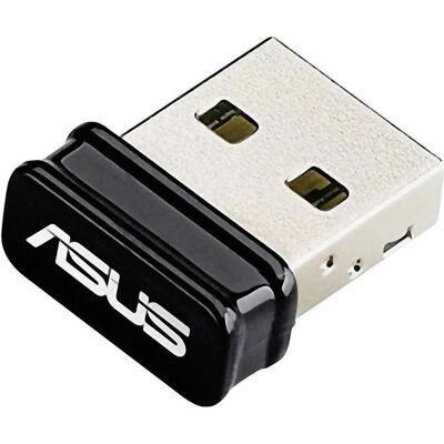 Asus Usb-N10 Nano (USB 2.0), Adattatore di rete, Nero Asus Usb-N10 Nano (USB 2.0), Adattatore di rete, Nero