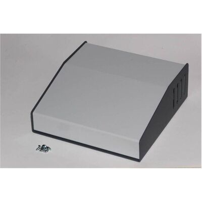 Hammond Alloggiamento della console. (Case), Accessori di elettronica + Alloggiamento, Grigio Hammond Alloggiamento della console. (Case), Accessori di elettronica + Alloggiamento, Grigio