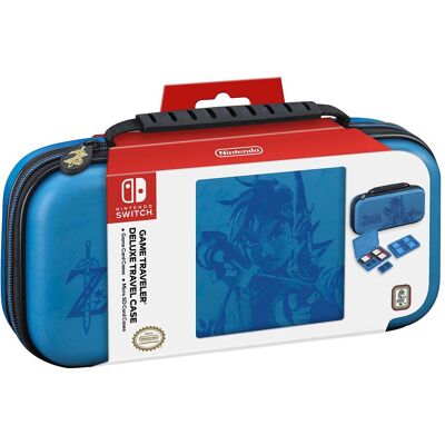 Bigben Valigia da viaggio Zelda (Switch), Altri accessori gaming, Blu Bigben Valigia da viaggio Zelda (Switch), Altri accessori gaming, Blu