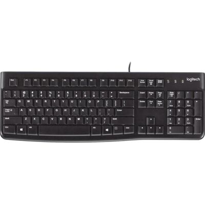 Logitech Tastiera K120 (FR, Cablato), Tastiera, Nero Logitech Tastiera K120 (FR, Cablato), Tastiera, Nero