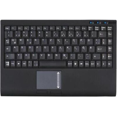 KeySonic TAS ACK-540U+ con cavo (DE) MINI Touchpad SoftSkin bw (DE, Cablato), Tastiera, Nero KeySonic TAS ACK-540U+ con cavo (DE) MINI Touchpad SoftSkin bw (DE, Cablato), Tastiera, Nero