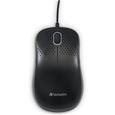 Verbatim Mouse ottico silenzioso (Cablato), Mouse, Nero Verbatim Mouse ottico silenzioso (Cablato), Mouse, Nero