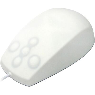 Active Key Tondo mouse medico IP 68 (Cablato), Mouse, Bianco Active Key Tondo mouse medico IP 68 (Cablato), Mouse, Bianco