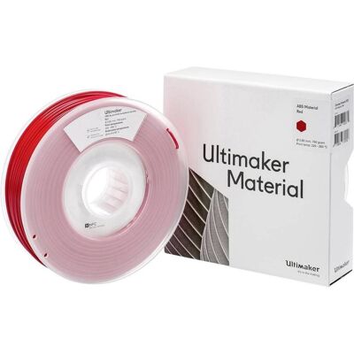 Filamento ABS Rosso Ultimaker - Materiale per stampa 3D - 750g Filamento ABS Rosso Ultimaker - Materiale per stampa 3D - 750g