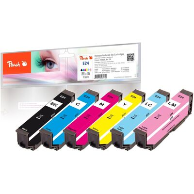 Peach, Cartucce, Inchiostro Epson 24 MultiPack (C, LC, M, ML, Y) Peach, Cartucce, Inchiostro Epson 24 MultiPack (C, LC, M, ML, Y)