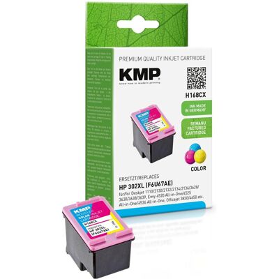 KMP, Cartucce, H168CX Compatibile con HP 302XL (C, M, Y) KMP, Cartucce, H168CX Compatibile con HP 302XL (C, M, Y)