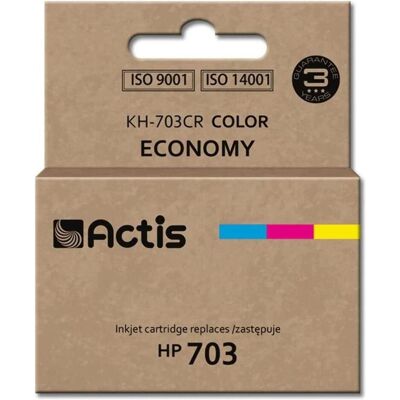 Factis, Cartucce, Cartuccia d'inchiostro a colori KH-703CR per stampante HP 703 CD888AE - Compatibile - Coppia di (C, M, Y) Factis, Cartucce, Cartuccia d'inchiostro a colori KH-703CR per stampante HP 703 CD888AE - Compatibile - Coppia di (C, M, Y)