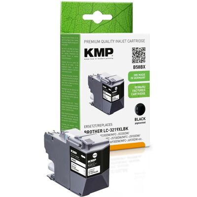 KMP, Cartucce, B58BX Cartuccia d'inchiostro compatibile con Brother LC-3219XLBK (FC) KMP, Cartucce, B58BX Cartuccia d'inchiostro compatibile con Brother LC-3219XLBK (FC)