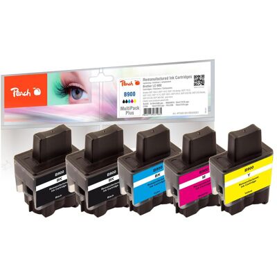 Peach, Cartucce, Inchiostro Brother LC-900 2x BK, C, M, Y (C, FC, M, Y) Peach, Cartucce, Inchiostro Brother LC-900 2x BK, C, M, Y (C, FC, M, Y)