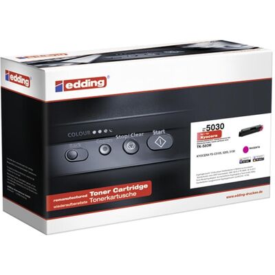 Toner Magenta Edding per Kyocera TK-580M - 2800 Pagine Toner Magenta Edding per Kyocera TK-580M - 2800 Pagine