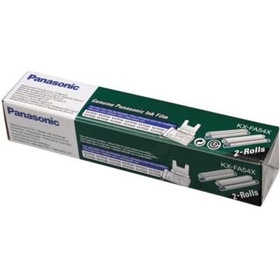Panasonic Accessori per fax, KX-FA54X pellicola di ricambio, nero, 2 rotoli Panasonic Accessori per fax, KX-FA54X pellicola di ricambio, nero, 2 rotoli