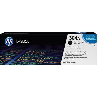 Toner HP 304A CC530A Nero per LaserJet - Originale HP Toner HP 304A CC530A Nero per LaserJet - Originale HP