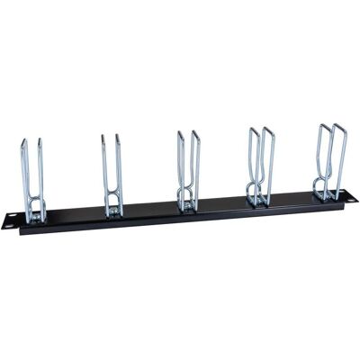 Rittal Pannello di gestione dei cavi con anelli in acciaio, 1U, 19 pollici, 1 pz(i), Accessori per armadio rack, Nero Rittal Pannello di gestione dei cavi con anelli in acciaio, 1U, 19 pollici, 1 pz(i), Accessori per armadio rack, Nero