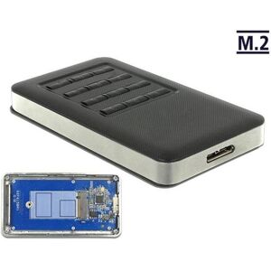 Delock Alloggiamento esterno M.2 Chiave B (M.2, M.2 2230, M.2 2242), Case per hard disk, Nero, Argento Delock Alloggiamento esterno M.2 Chiave B (M.2, M.2 2230, M.2 2242), Case per hard disk, Nero, Argento