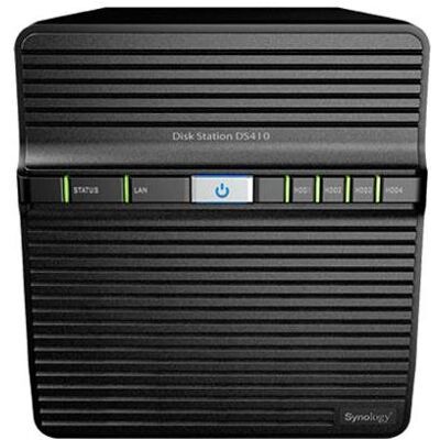 Synology DS410, DiskStation NAS per 4 dischi rigidi, senza HD, NAS, Nero Synology DS410, DiskStation NAS per 4 dischi rigidi, senza HD, NAS, Nero