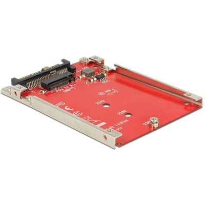 Delock Convertitore U.2 Mini SAS HD SFF-8639 > M.2 Key M PCIe con telaio 2.5" 7 mm, Accessori per disco rigido Delock Convertitore U.2 Mini SAS HD SFF-8639 > M.2 Key M PCIe con telaio 2.5" 7 mm, Accessori per disco rigido