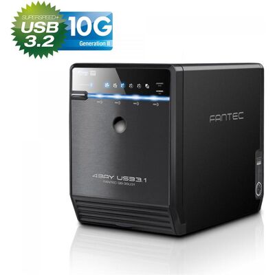 Fantec QB-35U31 (3.5"), Case per hard disk, Nero Fantec QB-35U31 (3.5"), Case per hard disk, Nero
