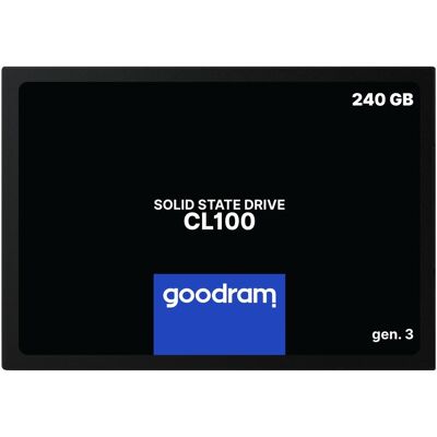 Goodram Scheda di memoria CL100 SATA (240 GB, 2.5"), SSD Goodram Scheda di memoria CL100 SATA (240 GB, 2.5"), SSD