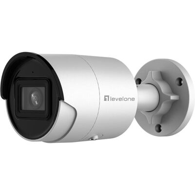 LevelOne IPCam FCS-5202 Fix Out 2MP H.265 IR PoE (2688 x 1520 pixel), Telecamera di rete, Bianco LevelOne IPCam FCS-5202 Fix Out 2MP H.265 IR PoE (2688 x 1520 pixel), Telecamera di rete, Bianco