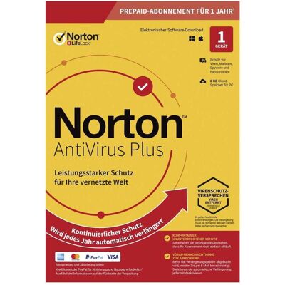 Symantec Norton AntiVirus Plus per Windows & Mac OS Symantec Norton AntiVirus Plus per Windows & Mac OS