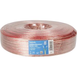 LogiLink CA Cavo per altoparlanti (50 m, 2.50 mm².), Cavo per altoparlanti, Trasparente LogiLink CA Cavo per altoparlanti (50 m, 2.50 mm².), Cavo per altoparlanti, Trasparente