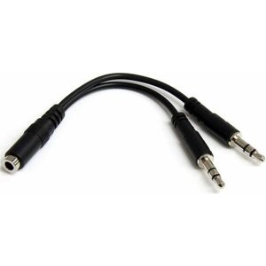 StarTech 2in1 (Schegge), Adattatore audio, Nero StarTech 2in1 (Schegge), Adattatore audio, Nero