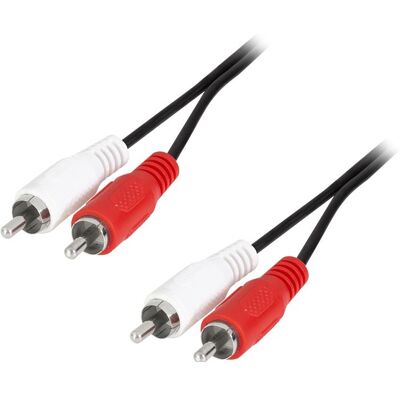 LogiLink Ca Rca (5 m, Cavo Cinch), Cavo audio LogiLink Ca Rca (5 m, Cavo Cinch), Cavo audio