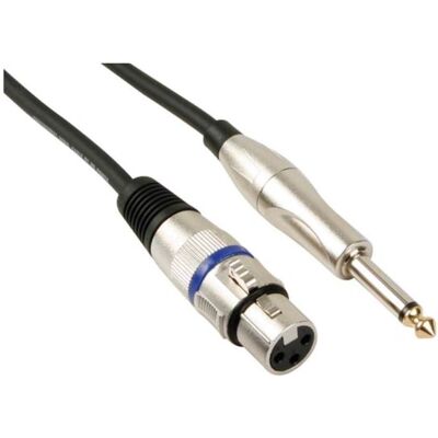 HQ Power PAC111 - Cavo audio con XLR a 6,3mm - 6m HQ Power PAC111 - Cavo audio con XLR a 6,3mm - 6m
