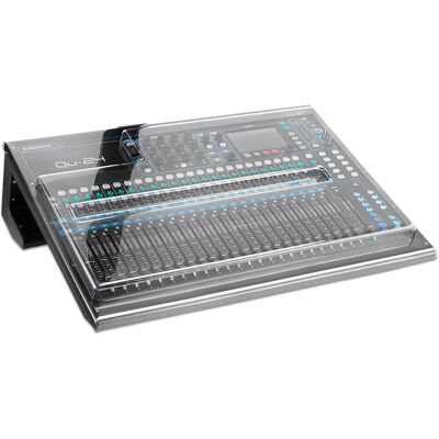 Decksaver Coperchio antipolvere Allen&Heath QU24, Accessori DJ, Trasparente Decksaver Coperchio antipolvere Allen&Heath QU24, Accessori DJ, Trasparente