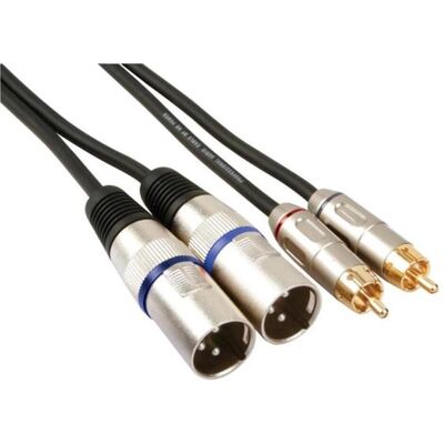 HQ Power Pac150 (1 m, Cavi XLR, Cavo Cinch), Cavo audio HQ Power Pac150 (1 m, Cavi XLR, Cavo Cinch), Cavo audio