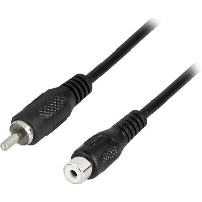 LogiLink Cavo di estensione CA (5 m, Cavo Cinch), Cavo audio LogiLink Cavo di estensione CA (5 m, Cavo Cinch), Cavo audio