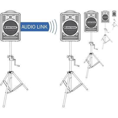 Omnitronic ALT-105, Componenti dei diffusori Omnitronic ALT-105, Componenti dei diffusori