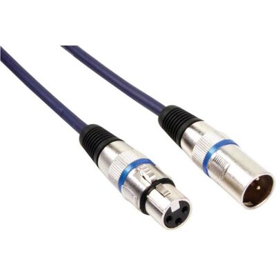 HQ Power PAC102 Cavo DMX a 3 poli (2,5m) (2.50 m, Cavi XLR), Cavo audio HQ Power PAC102 Cavo DMX a 3 poli (2,5m) (2.50 m, Cavi XLR), Cavo audio