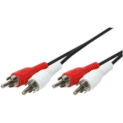 LogiLink Ca Rca (5 m, Cavo Cinch), Cavo audio LogiLink Ca Rca (5 m, Cavo Cinch), Cavo audio