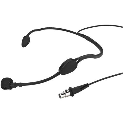 Microfono a cuffia Monacor HSE-70WP - Nero Microfono a cuffia Monacor HSE-70WP - Nero
