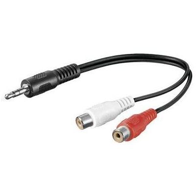 MicroConnect Adattatore audio, Adattatore audio, Rosso, Bianco, Nero MicroConnect Adattatore audio, Adattatore audio, Rosso, Bianco, Nero