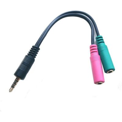 MicroConnect Adattatore per cuffie (Adattatore jack), Adattatore audio, Nero MicroConnect Adattatore per cuffie (Adattatore jack), Adattatore audio, Nero