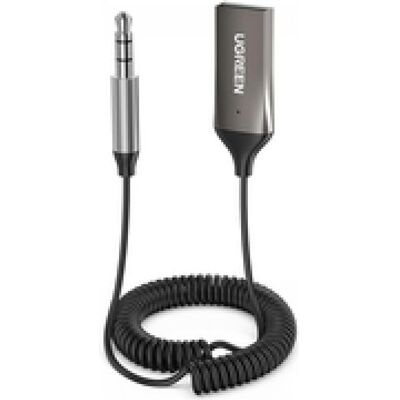 Ugreen USB A - Jack da 3,5 mm (Ricevitore), Adattatore audio Bluetooth, Nero, Grigio, Argento Ugreen USB A - Jack da 3,5 mm (Ricevitore), Adattatore audio Bluetooth, Nero, Grigio, Argento