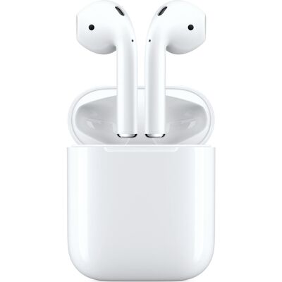 Apple AirPods (2a generazione) (Nessuna cancellazione del rumore, 5 h, Senza fili), Cuffie, Bianco Apple AirPods (2a generazione) (Nessuna cancellazione del rumore, 5 h, Senza fili), Cuffie, Bianco