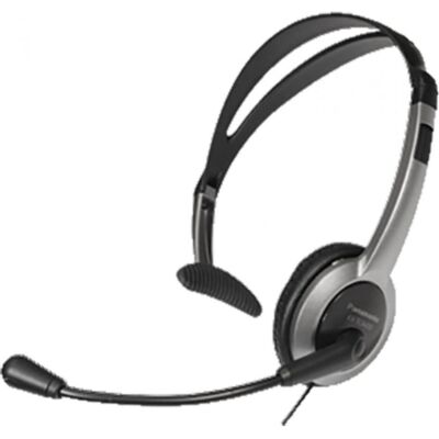 Panasonic Rp-Tca430e-S (Cablato), Cuffie da ufficio, Nero, Argento Panasonic Rp-Tca430e-S (Cablato), Cuffie da ufficio, Nero, Argento