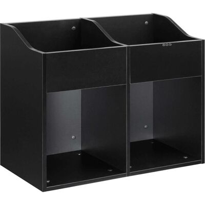 Zomo VS-Box 200/2 (Piastre), Porta CD + Portavinili, Nero Zomo VS-Box 200/2 (Piastre), Porta CD + Portavinili, Nero