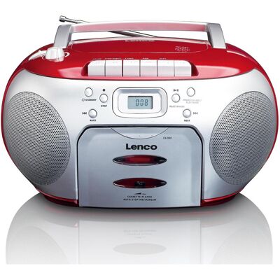 Lenco SCD-420 (FM), Radio, Rosso, Argento Lenco SCD-420 (FM), Radio, Rosso, Argento