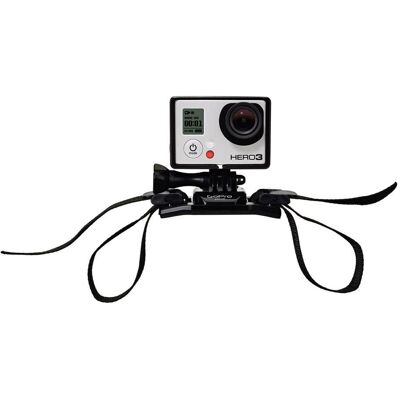 GoPro Cinturino per il casco, Accessori per action cam, Nero GoPro Cinturino per il casco, Accessori per action cam, Nero