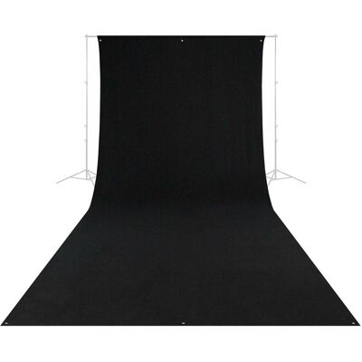 Westcott 138 Materiale di fondo (2,7 x 6 m) (270 cm), Fondale fotografico, Nero Westcott 138 Materiale di fondo (2,7 x 6 m) (270 cm), Fondale fotografico, Nero